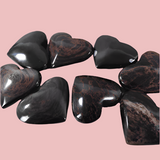 Brown Sheen Obsidian Crystal Heart