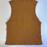 Sleeveless Turtleneck Crop Top