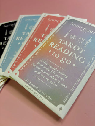 Tarot Reading to go on a pink background