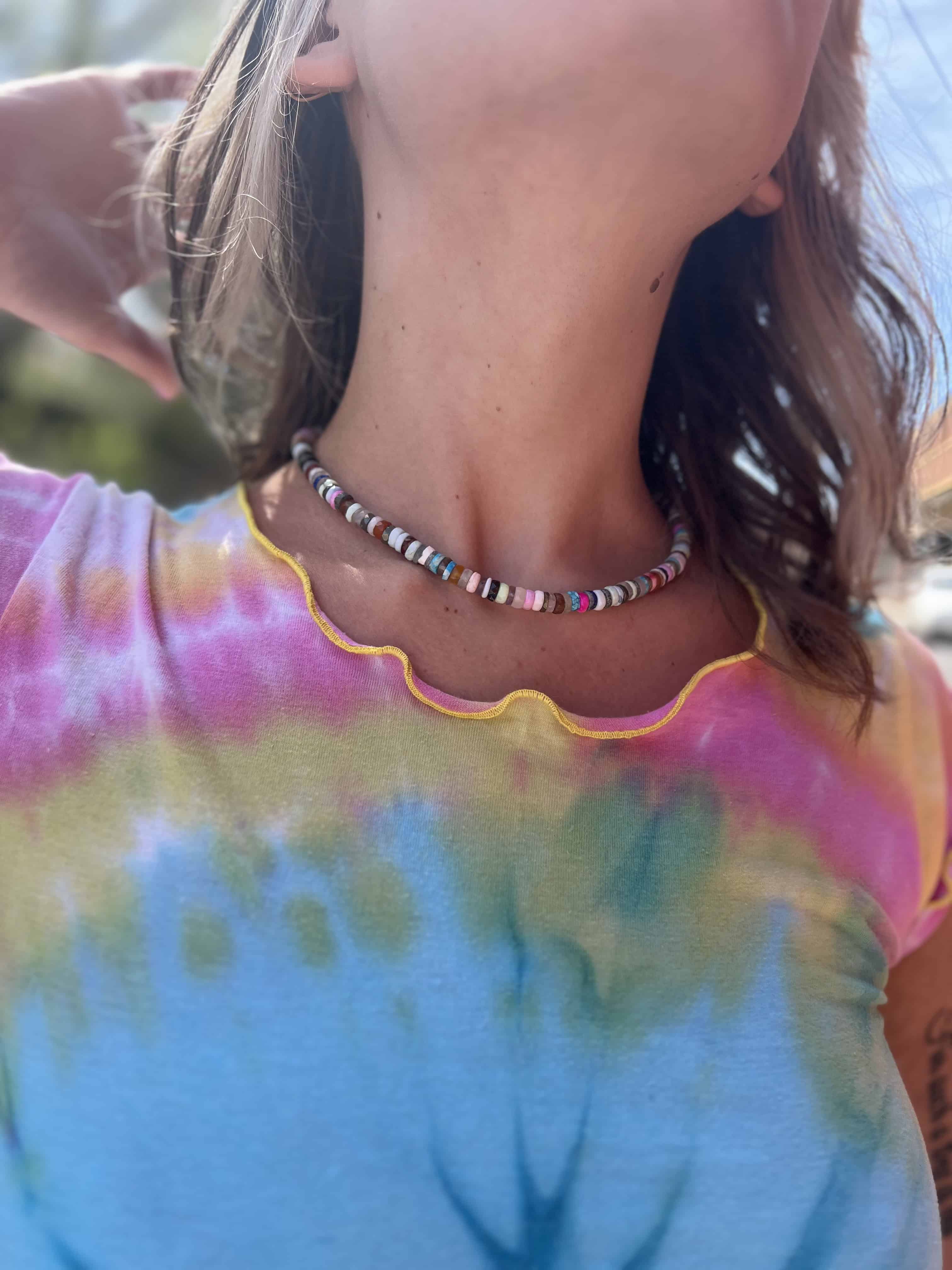 Tie Dye Baby Tee – Upcycled Vintage Graphic Tee