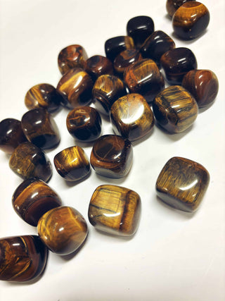 Tigers Eye Crystal Tumbled Stone