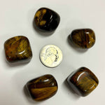 Tigers Eye Crystal Tumbled Stone