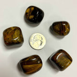 Tigers Eye Crystal Tumbled Stone