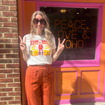 Vintage Orange High Waist Pants