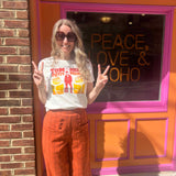 Vintage Orange High Waist Pants