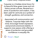 Turquoise Crystal ID Card