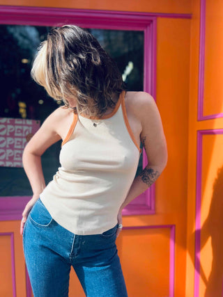 Retro Knit Tank Top
