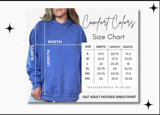 Wicked Sweatshirt Size Chart