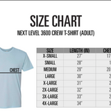 Wicked Shirt Chart
