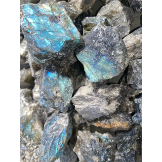 A - Grade Labradorite Crystals - Rough Stones