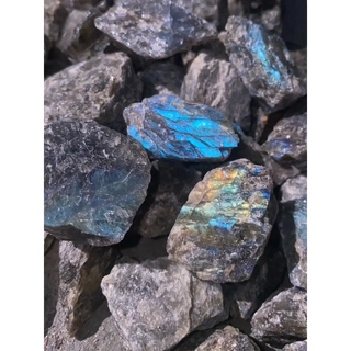 A - Grade Labradorite Crystals - Rough Stones