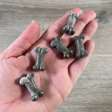 Gemstone Small Dog Bone Figurine