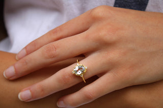 White Topaz Ring