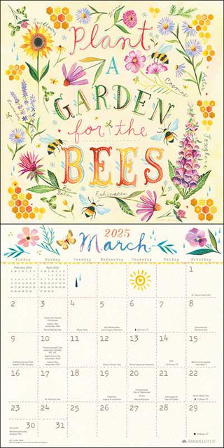 Katie Daisy 2025 Wall Calendar