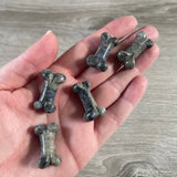 Gemstone Small Dog Bone Figurine