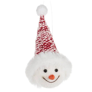 Abbott - Snowman In Hat Ornament-5’’H