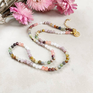 Garden Gemstone Beaded Necklace