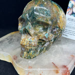 Ocean Jasper Healing Crystal Skull