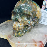 Ocean Jasper Healing Crystal Skull