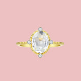 White Topaz Ring