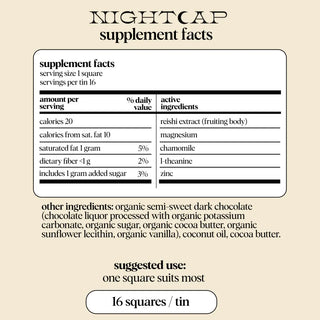 Alice Mushrooms - Nightcap — mushroom chocolates for deep