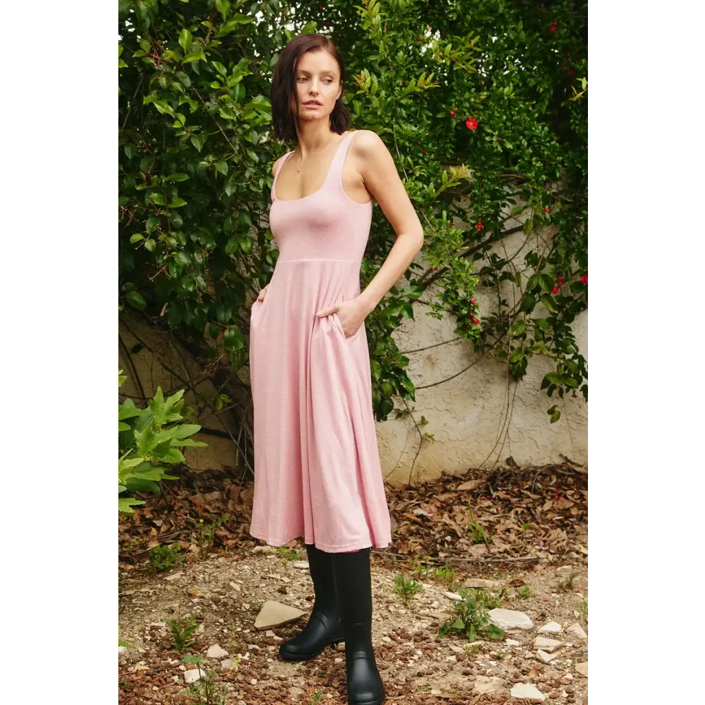 Almond Midi Dress by Lara Daisy