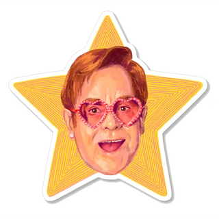 Elton John Sticker - Star