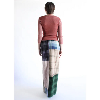 Vintage Flannel Skirt Rework