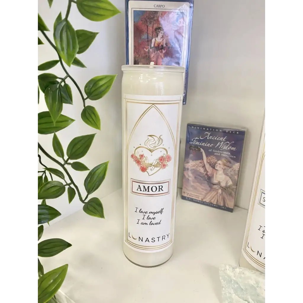Amor Love Prayer Candle: Unscented