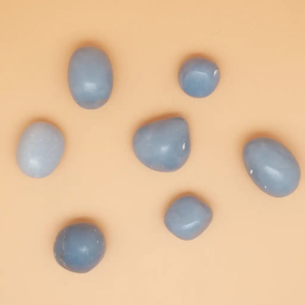 Angelite Crystal Tumbled Stone - Crystals