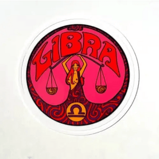 Astral Weekend Stickers 3-inch - Libra