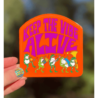 Astral Weekend Stickers 3-inch - Keep the Vibe Alive