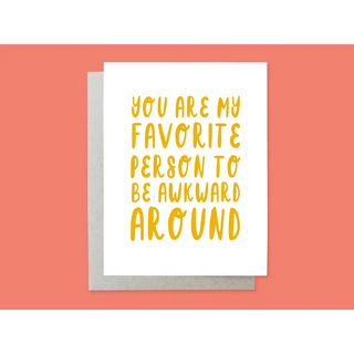 Awkward Greeting Card