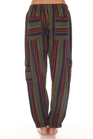 Unisex Patchwork Stripe Jogger