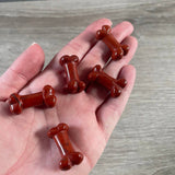 Gemstone Small Dog Bone Figurine
