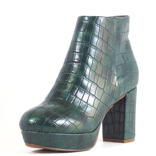 Disco Platform Heel Booties