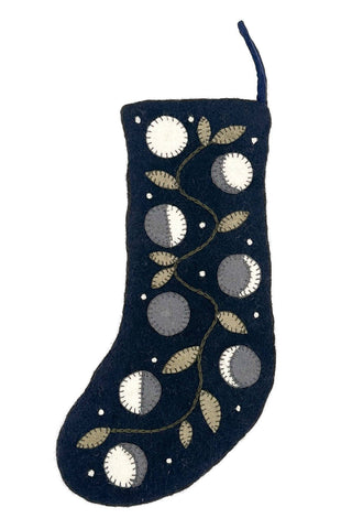 Felt Celestial Holiday Stockings