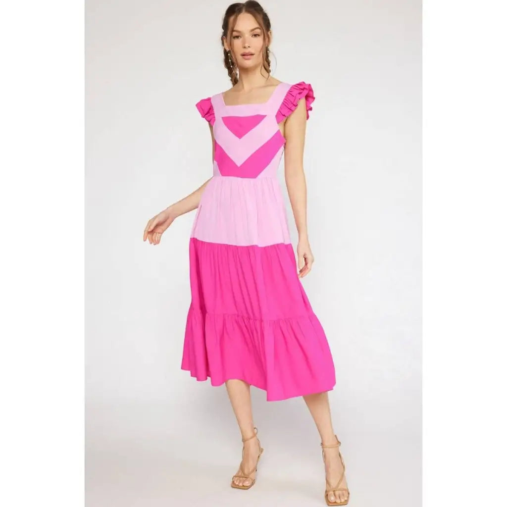 Barbie Pink Dress Womens - S