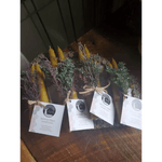 Beeswax Candle and Floral Bundle