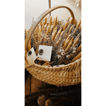 Beeswax Candle and Floral Bundle