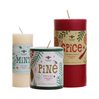 Big Dipper Wax Works - Holiday Aromatherapy Pillars: Large