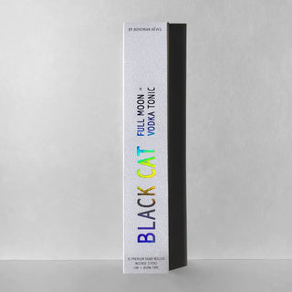 Black Cat Full Moon + Vodka Tonic Hand Rolled Incense Stick