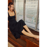 Black Midi Dress by Lara Daisy