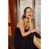 Black Midi Dress by Lara Daisy
