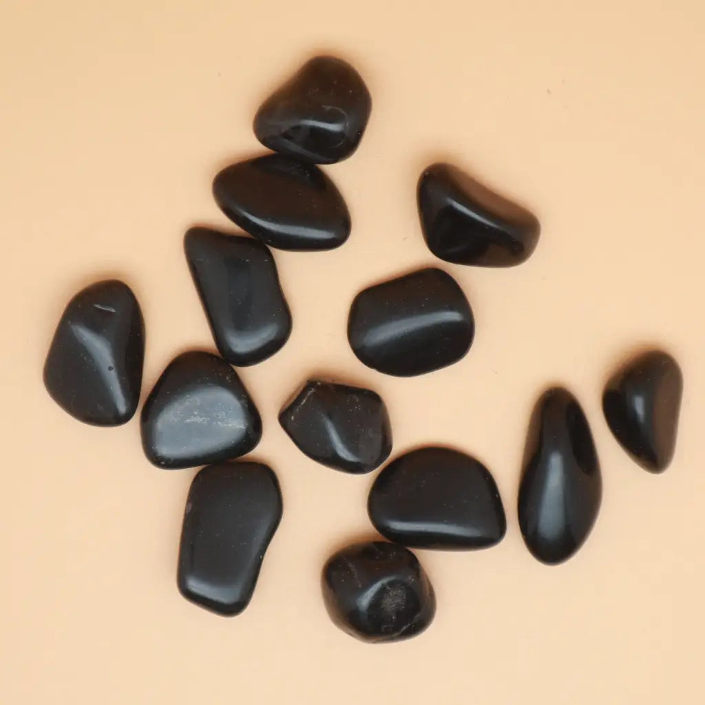 Black Onyx Crystal Tumbled Stone - Crystals