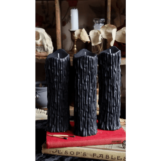 Black Tall Witch Drip Pillar Candle