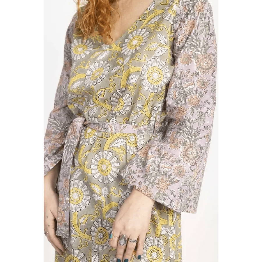 Boho Print Dress - Third Eye Maxi