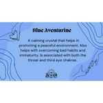 Blue Aventurine Crystal Tumbled Stone - Crystals