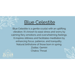 Blue Celestite Crystal Tumbled Stone