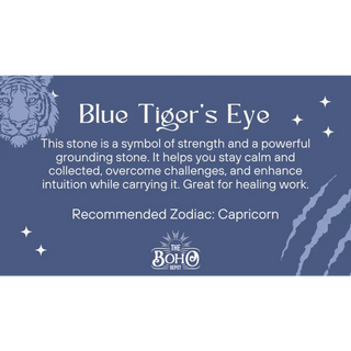 Blue Tiger’s Eye Tumbled Stone